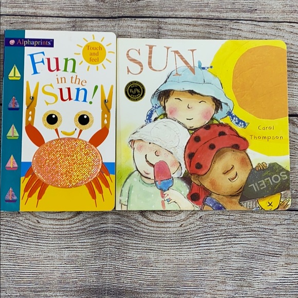 alphaprints Other - Summer Theme Toddler Board Book Bundle